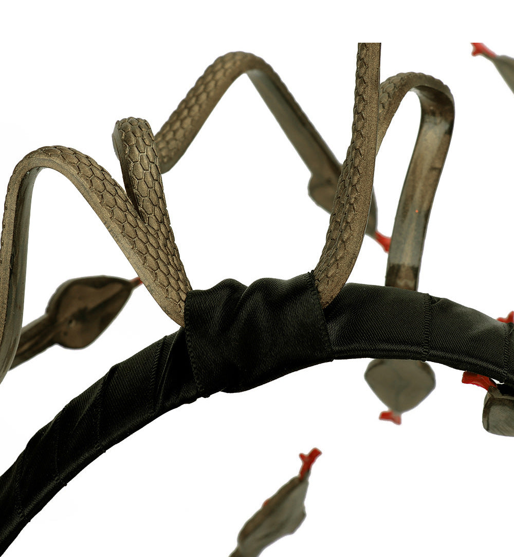 Halloween Mardi Gras Carnival Stage Props Headwear Medusa Snake Cosplay Headband