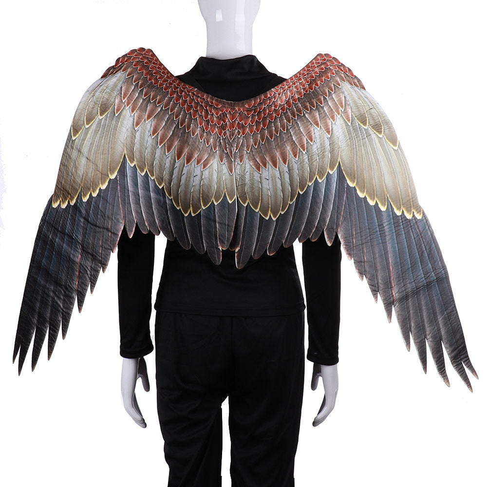 Halloween Angel Wings Adult Model Simulated Feather Wings Costume Dressing Props Party Prom