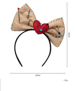 New Halloween WOODOO Doll Necklace Headband Costume Accessories