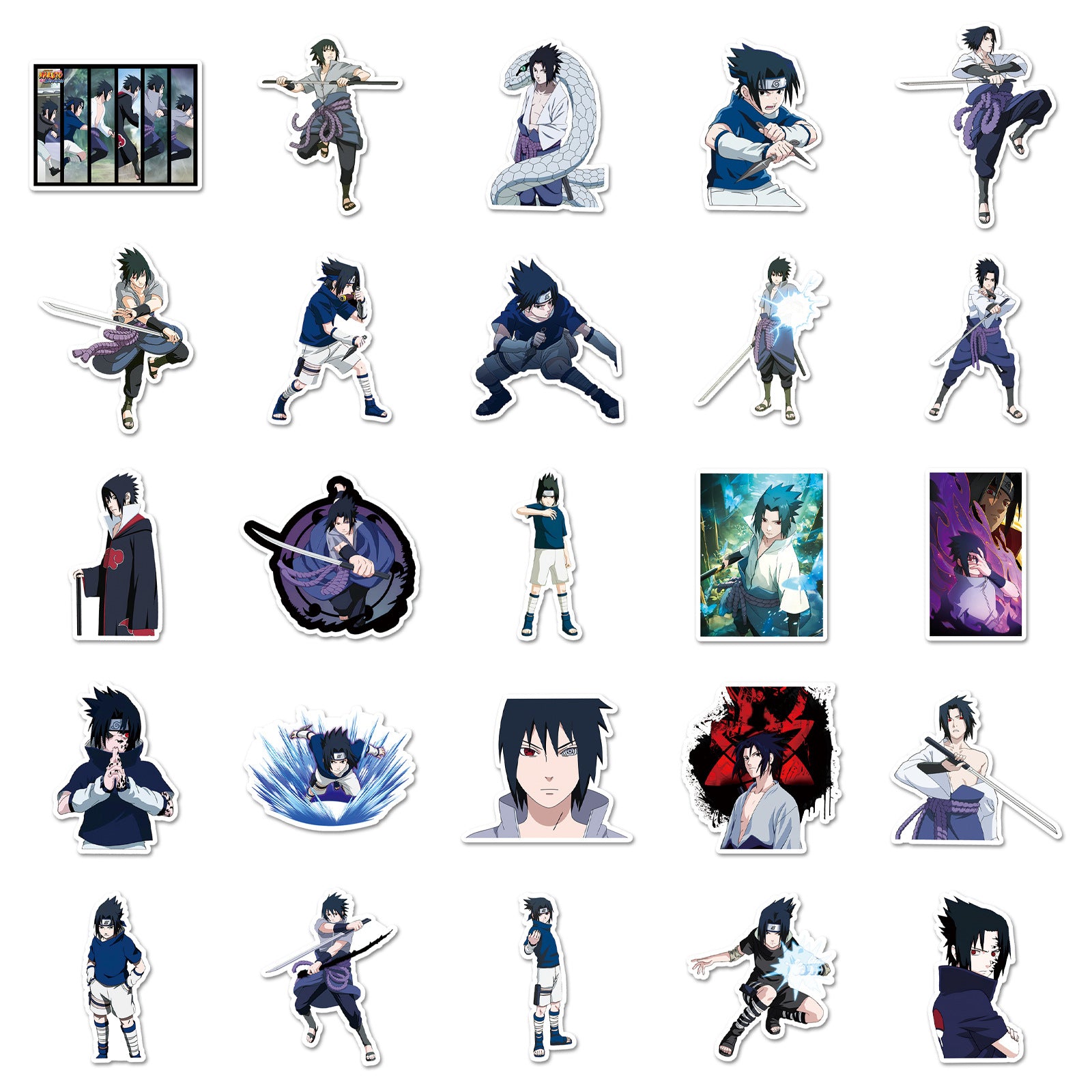 Sasuke Anime Naruto Stickers