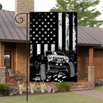 American Flag J@@p Lover Garden Flag, Patriotic Car Decor