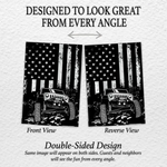 American Flag J@@p Lover Garden Flag, Patriotic Car Decor