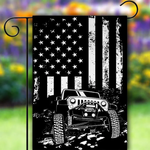 American Flag J@@p Lover Garden Flag, Patriotic Car Decor