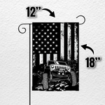 American Flag J@@p Lover Garden Flag, Patriotic Car Decor