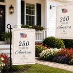Patriotic Garden Flag, 250 Years of America Decor, America 250 Garden Flag, 4th of July Decor, Summer Memorial Day Decor, USA Flag