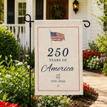 Patriotic Garden Flag, 250 Years of America Decor, America 250 Garden Flag, 4th of July Decor, Summer Memorial Day Decor, USA Flag