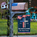 Personalized 250 Years of Blessing Garden Flag,Patriotic 1776-2026,Independence Day,America 250th Anniversary,4th of July House Garden Flag
