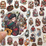 Tattoo Art Girls Transparent Stickers