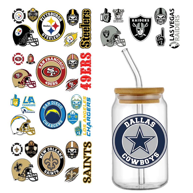 Enveloppes de coupe de football UV DTF