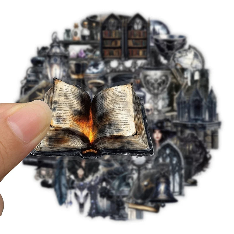 Witch Darkside Transparent Stickers