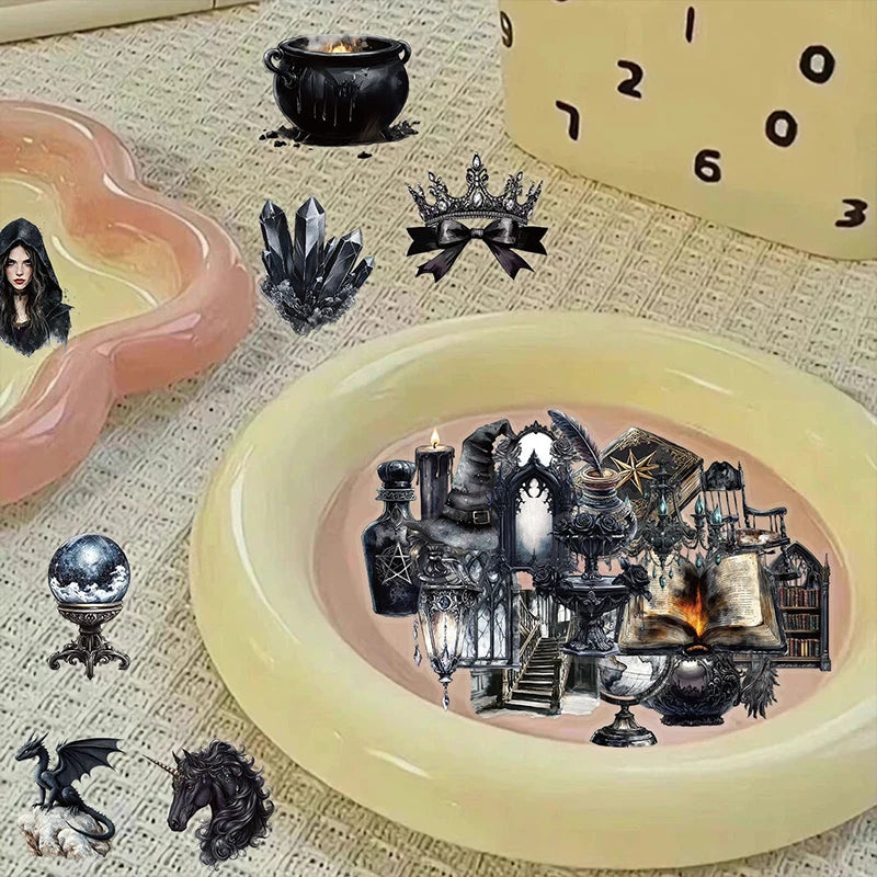 Witch Darkside Transparent Stickers