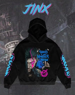 Sweats à capuche graphiques Jinx de la Ligue Arcane 