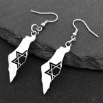 Israel Map Country Pendant Necklace