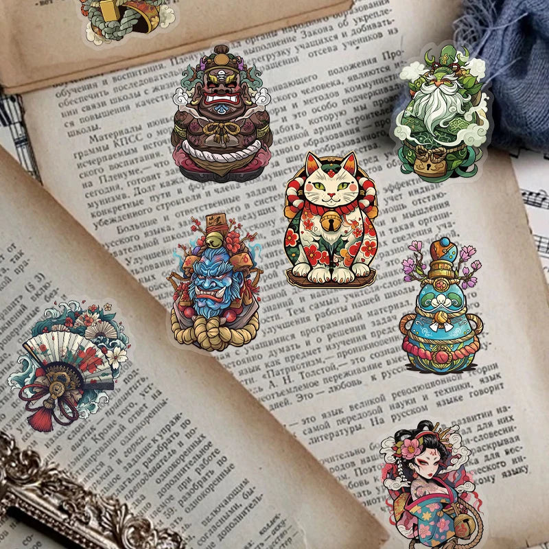 Tattoo Art Girls Transparent Stickers