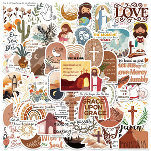 Jesus Christian Bohemian Dieu Stickers