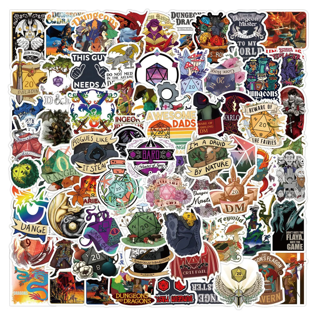 Dungeons and Dragons OL Stickers