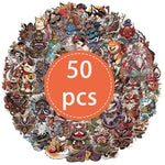 Tattoo Art Girls Transparent Stickers