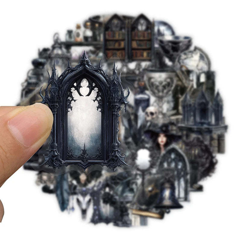 Witch Darkside Transparent Stickers