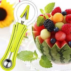 Ensemble d'ustensiles de cuisine 4 en 1 en acier inoxydable pour fruits