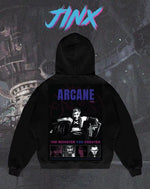 Sweats à capuche graphiques Jinx de la Ligue Arcane 