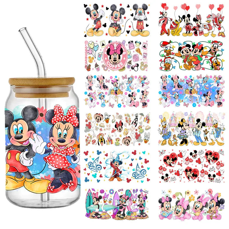 Emballages pour tasses Mickey Minnie Princesse Winnie l'ourson Stitch