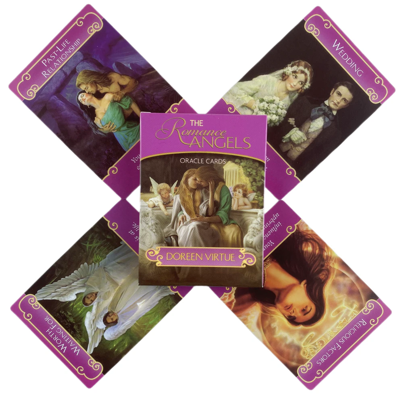 Cartes à jouer du Tarot Oracle des Anges de la Romance