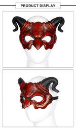 New Halloween Non-Woven Fabric Demon Wings Mask Set