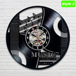 Horloge murale guitare acoustique