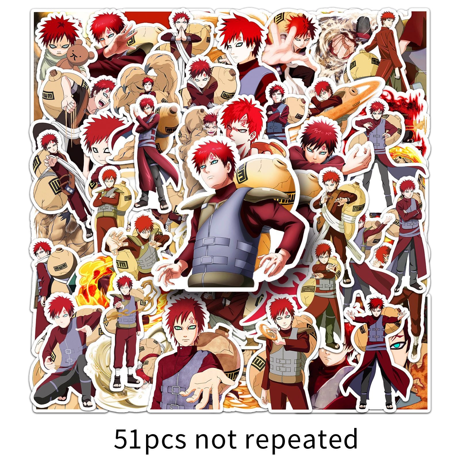 Gaara Anime Naruto Stickers
