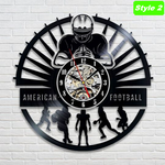 American Football Wall Clock
