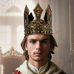 Halloween European and American Retro Luxury Palace King Crown