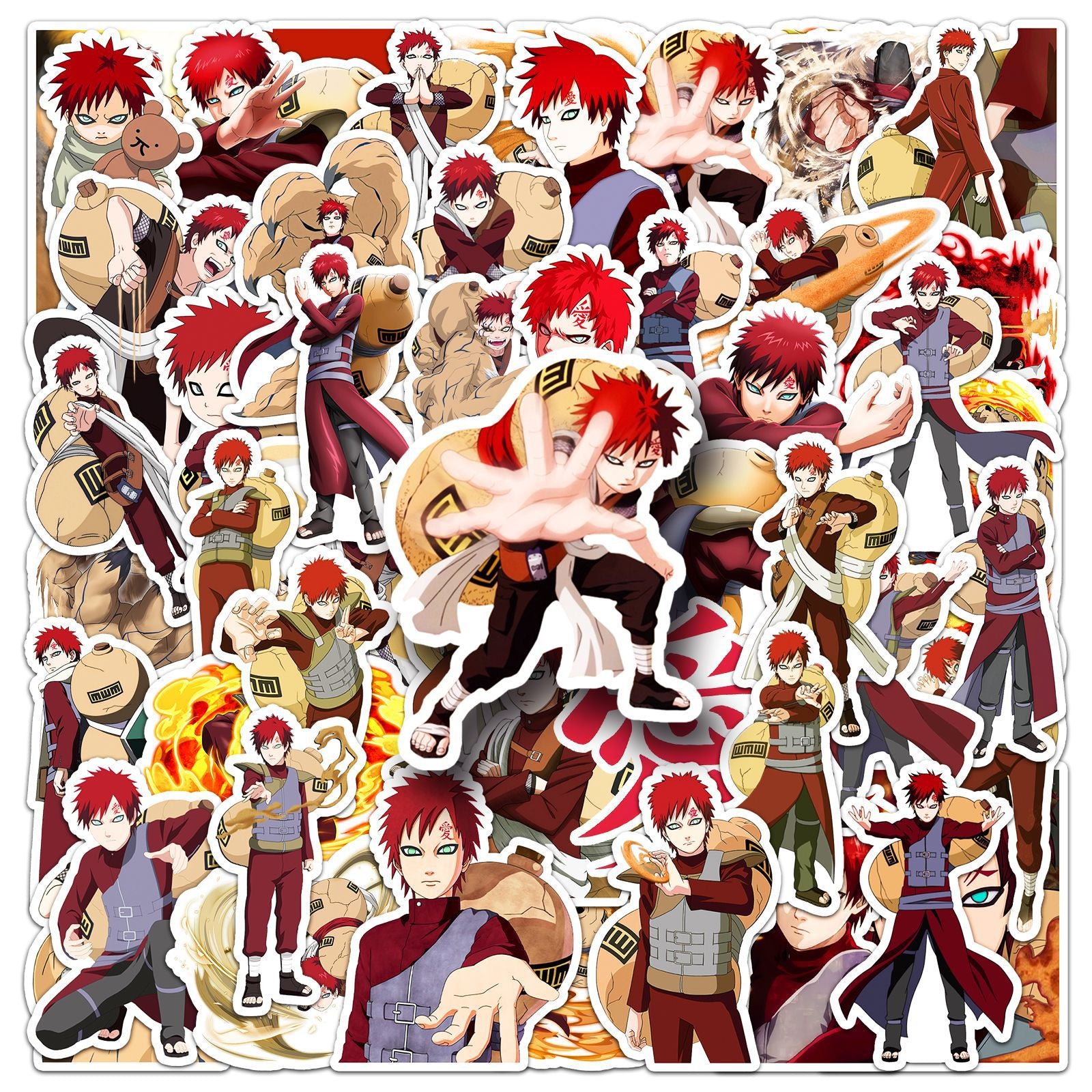 Gaara Anime Naruto Stickers