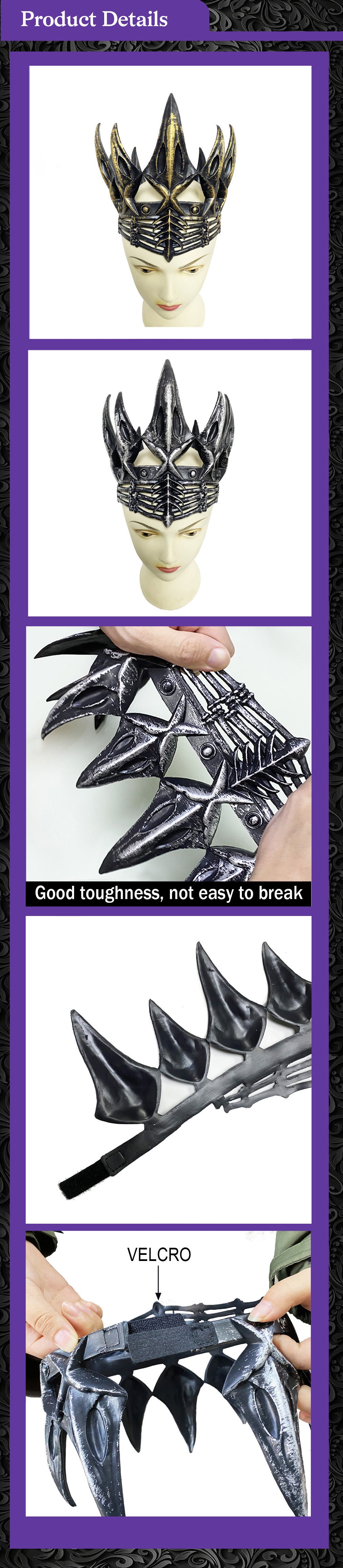 Halloween Crow Crown Snow White and the Huntsman Party Costume Cosplay Headwear Accessories Props