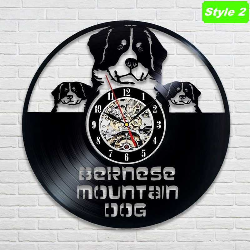 Bernese Mountain Wall Clock