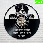 Bernese Mountain Wall Clock