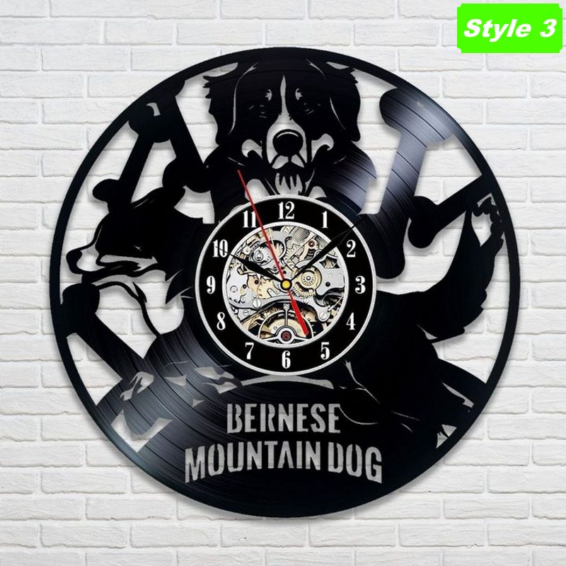 Bernese Mountain Wall Clock
