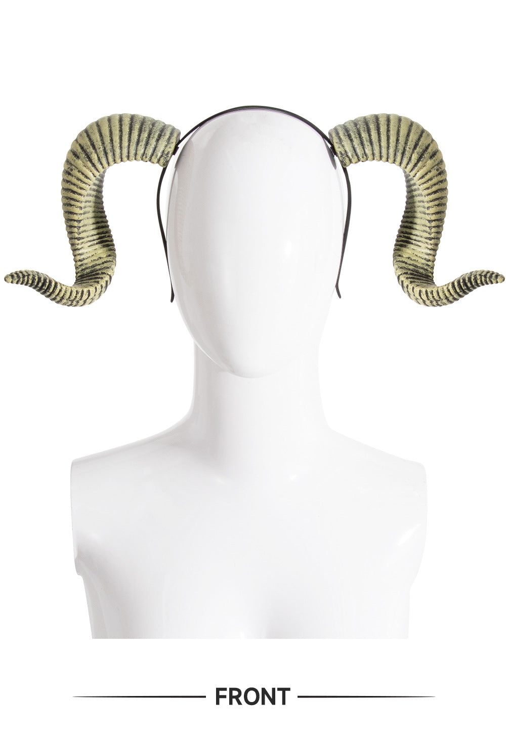 Halloween Party DIY Detachable Props RP Curved Sheep Horn Headband Festival Party Performance Headband