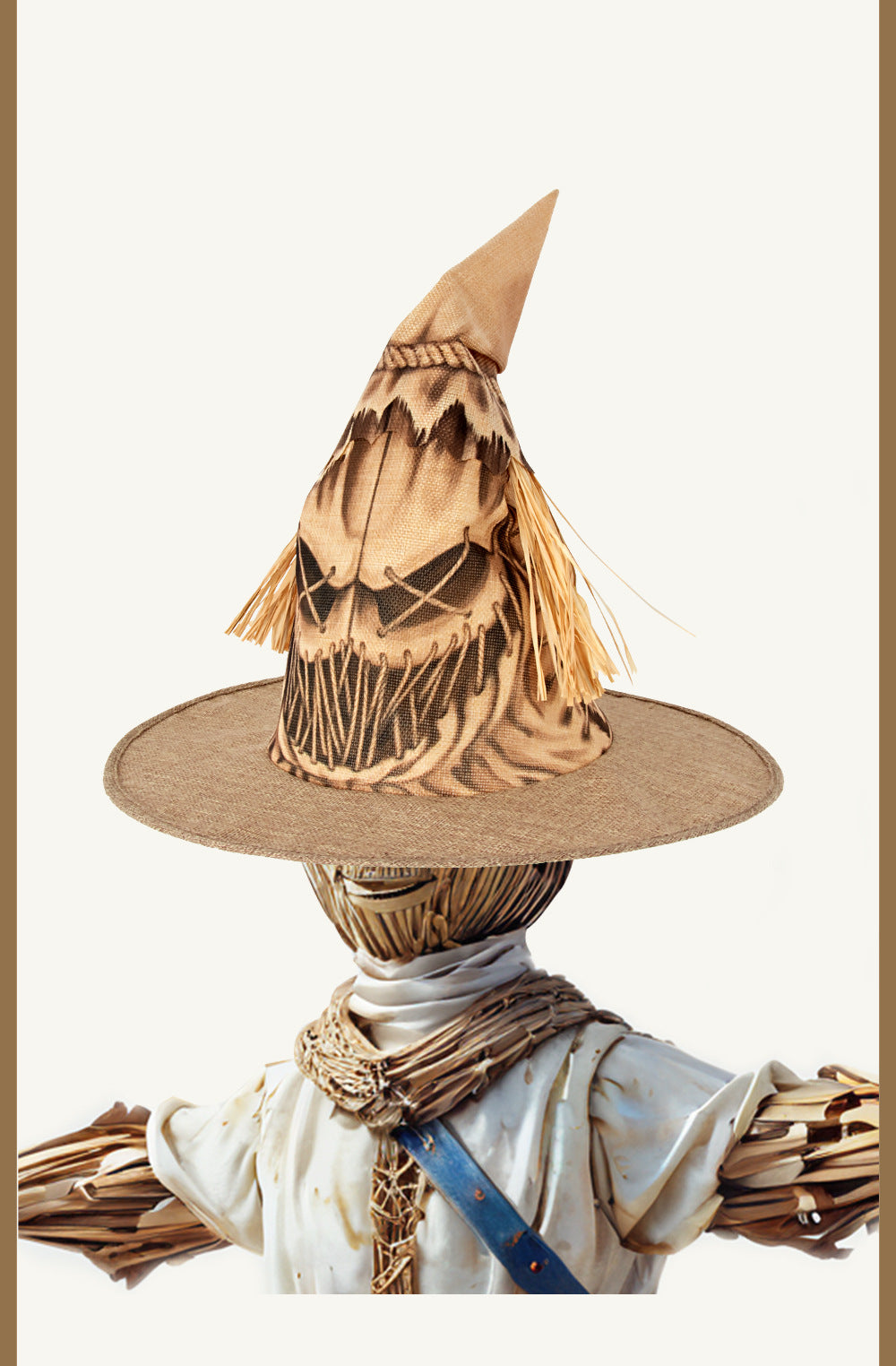 New Halloween Party Costume Scarecrow Witch Hat Cosplay