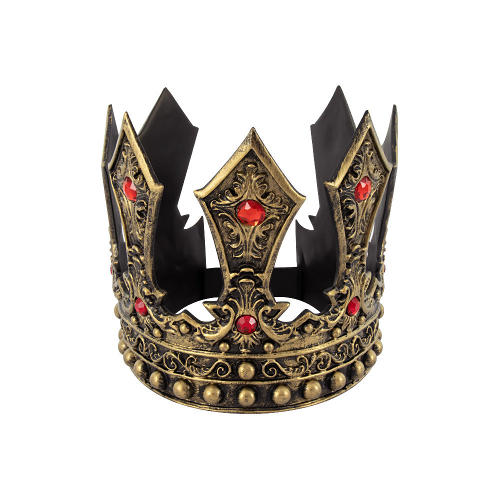Halloween European and American Retro Luxury Palace King Crown