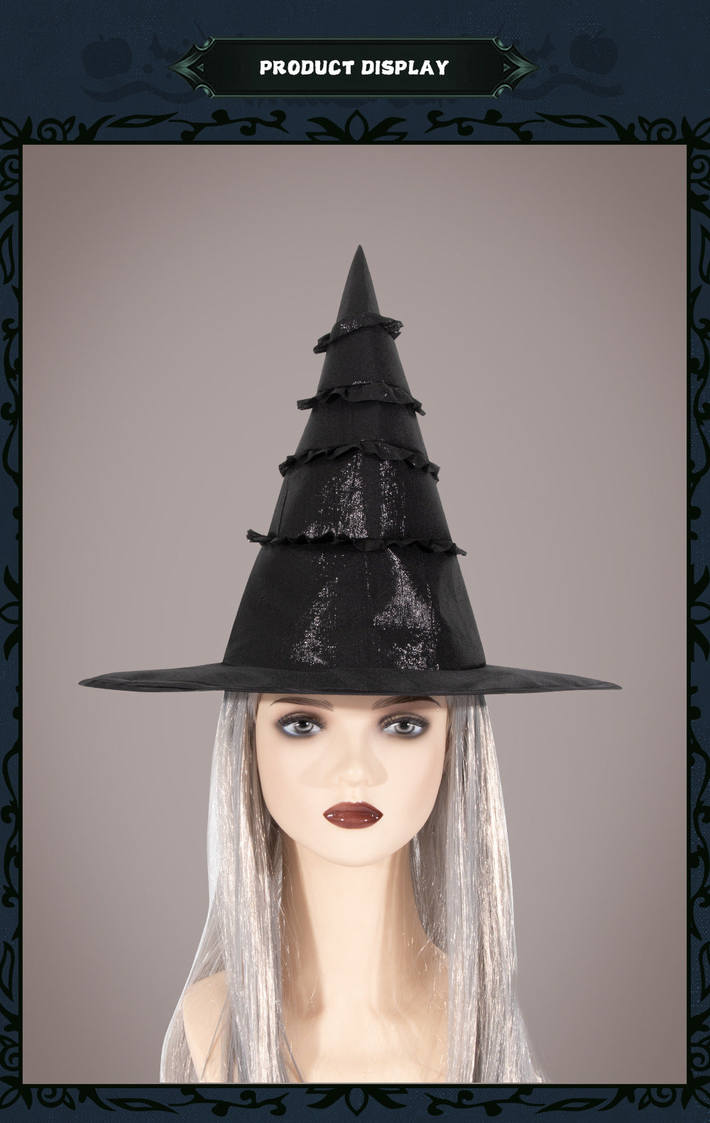 New Halloween Witch Hat Wizard Hat Festival Party Ball Performance Cosplay Prop