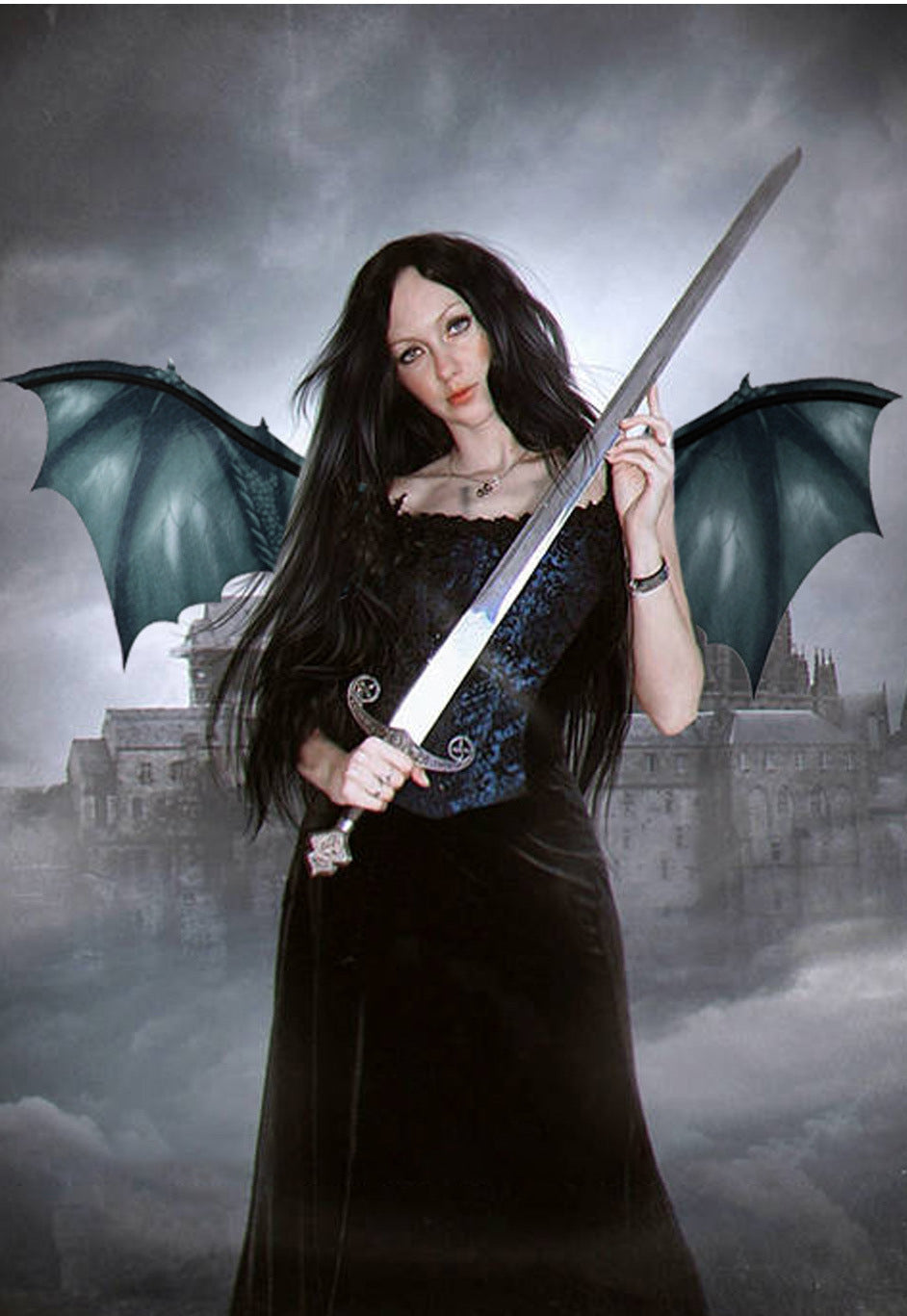 Halloween Carnival Adult Decoration Non-Woven Fabric Dragon Wings Cosplay Wings Props