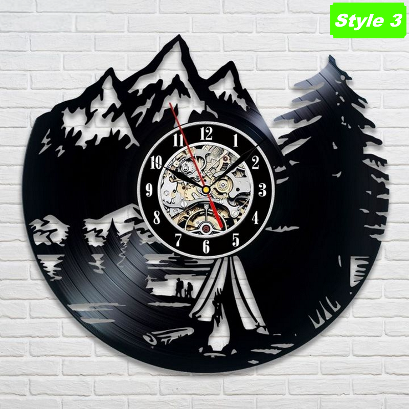 Camping Wall Clock