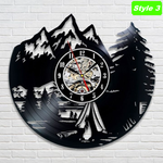 Camping Wall Clock