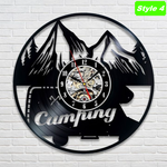 Camping Wall Clock