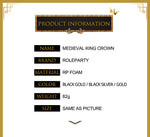 Halloween European and American Retro Luxury Palace King Crown