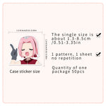 Sakura Anime Naruto Stickers