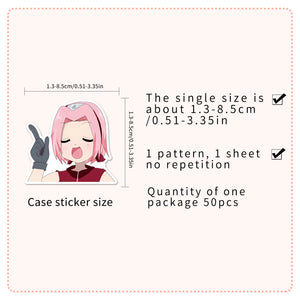 Sakura Anime Naruto Stickers