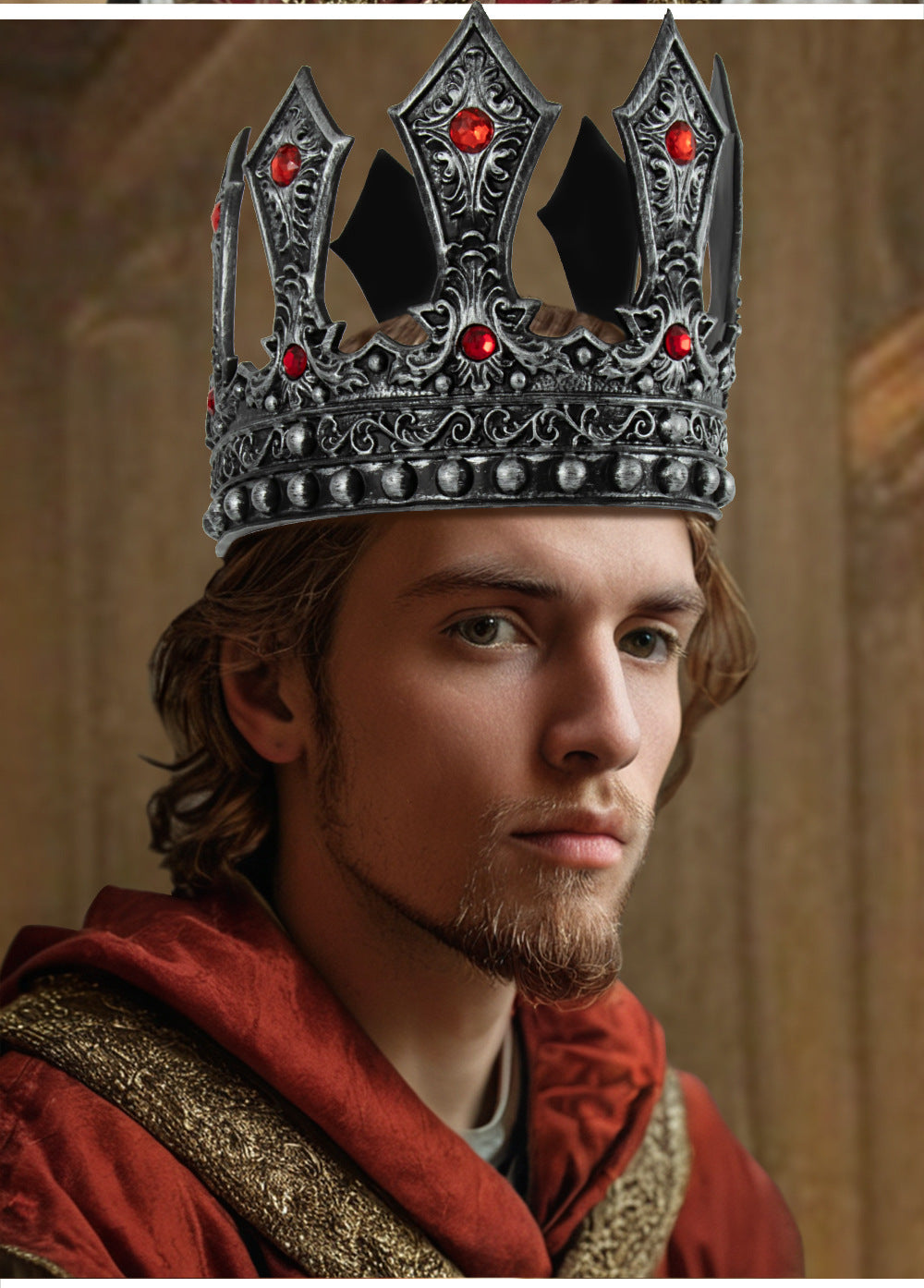 Halloween European and American Retro Luxury Palace King Crown