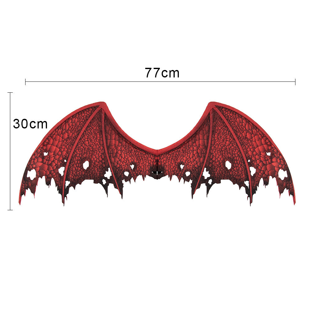 Halloween Carnival Adult Decoration Non-Woven Fabric Dragon Wings Cosplay Wings Props
