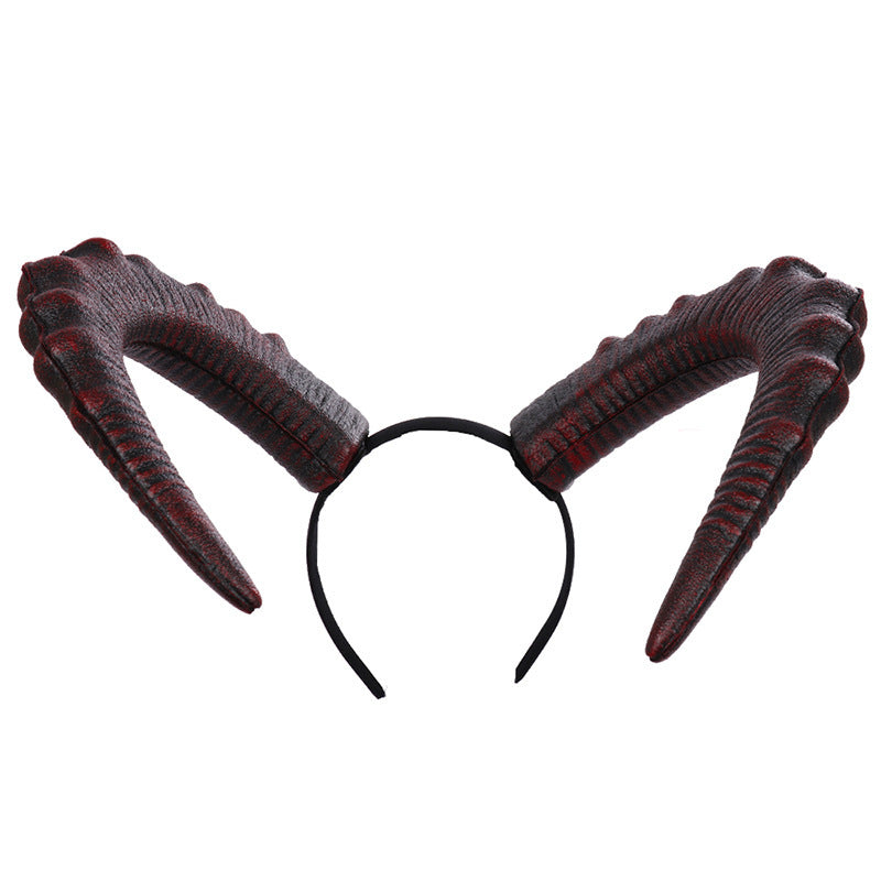 Demon Horn Headband Accessories Halloween Carnival Festival